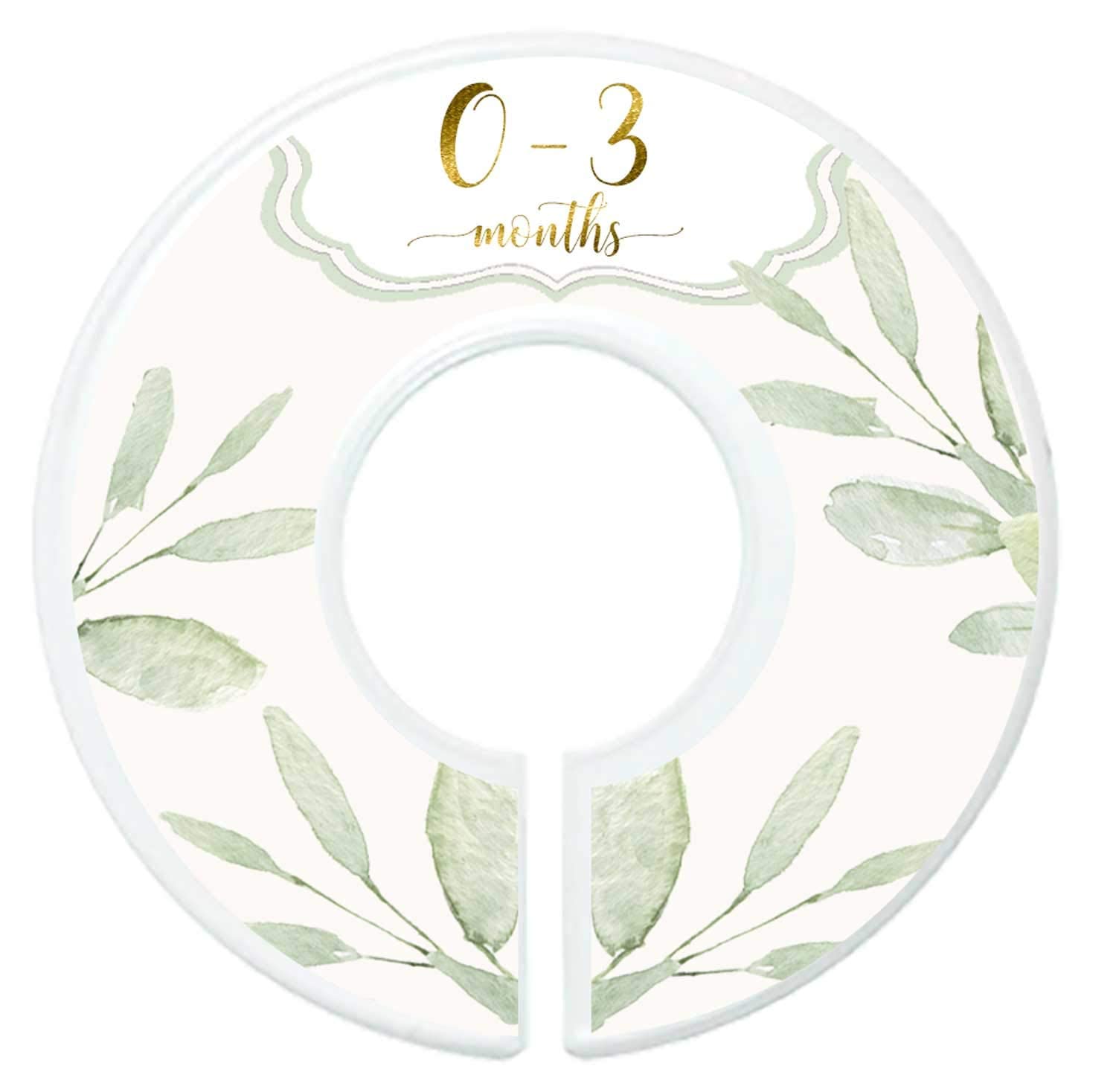 Mumsy Goose double-sided dividers with readable gold text for clear labeling.