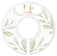 Mumsy Goose greenery-themed divider set blends with nursery decor.
