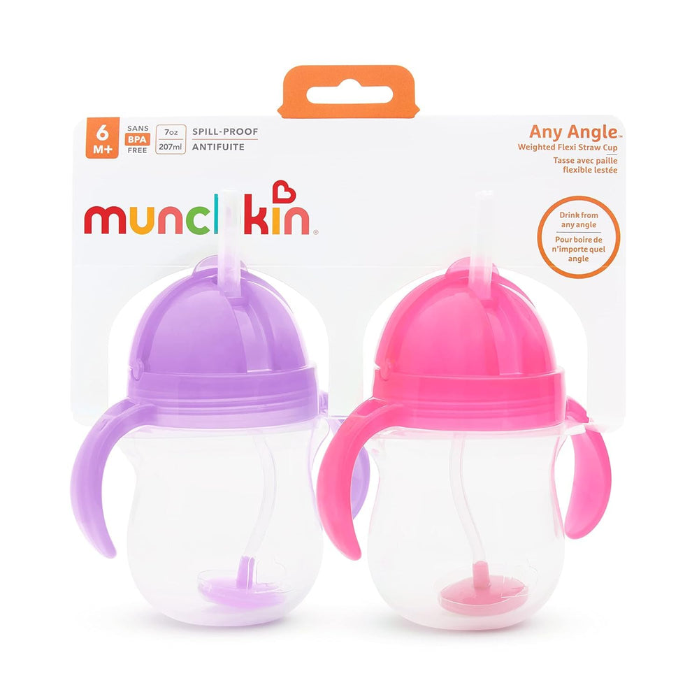 Munchkin 6+ months cup supports early drinking skills.