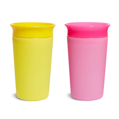 Munchkin Miracle 360 9-ounce cup fits little hands for everyday use.