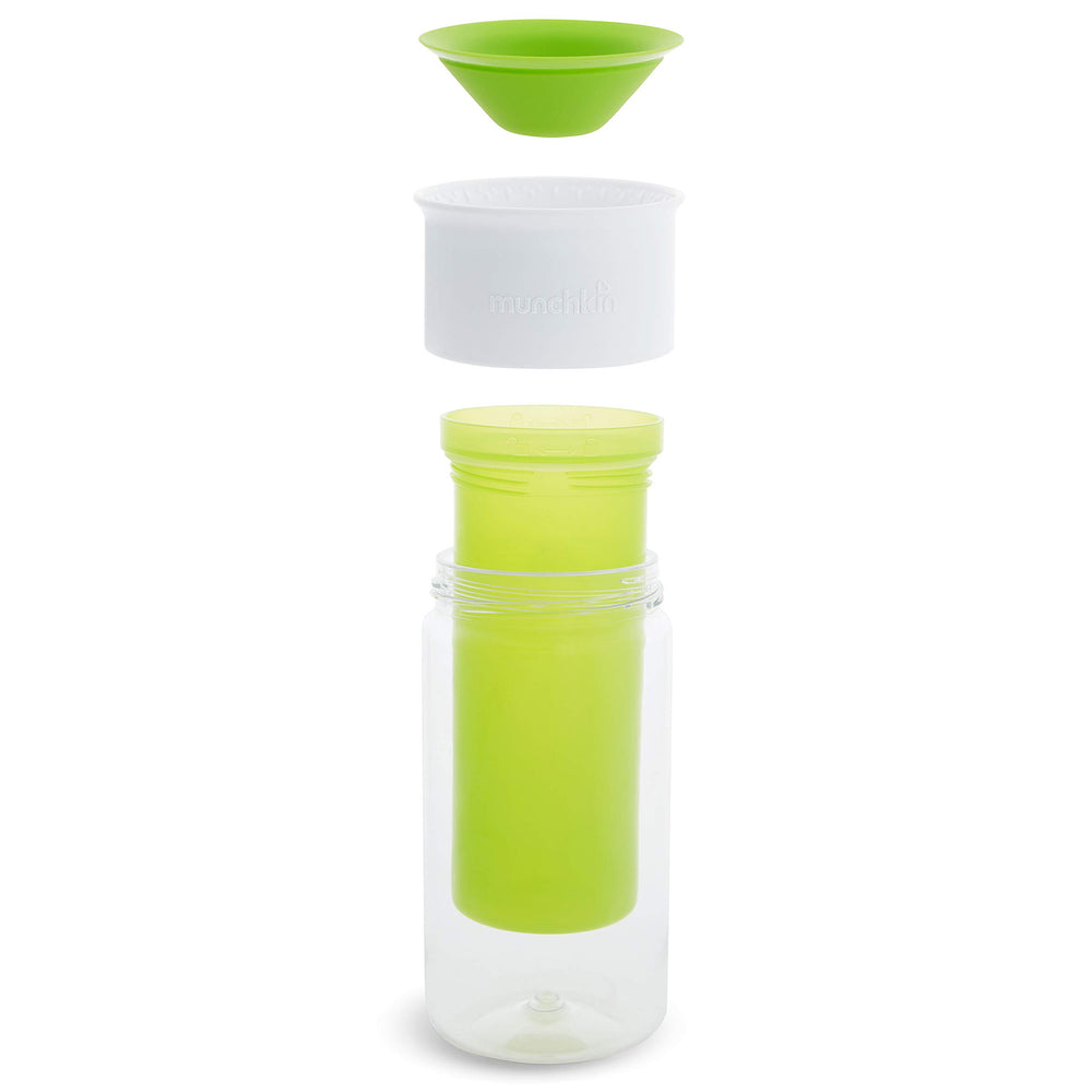 Toddlers use the Munchkin Miracle 360 cup daily.