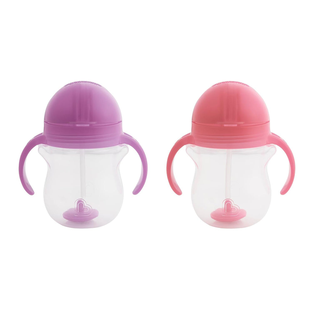 Munchkin purple pink cup showcases kid-friendly design for gifting.