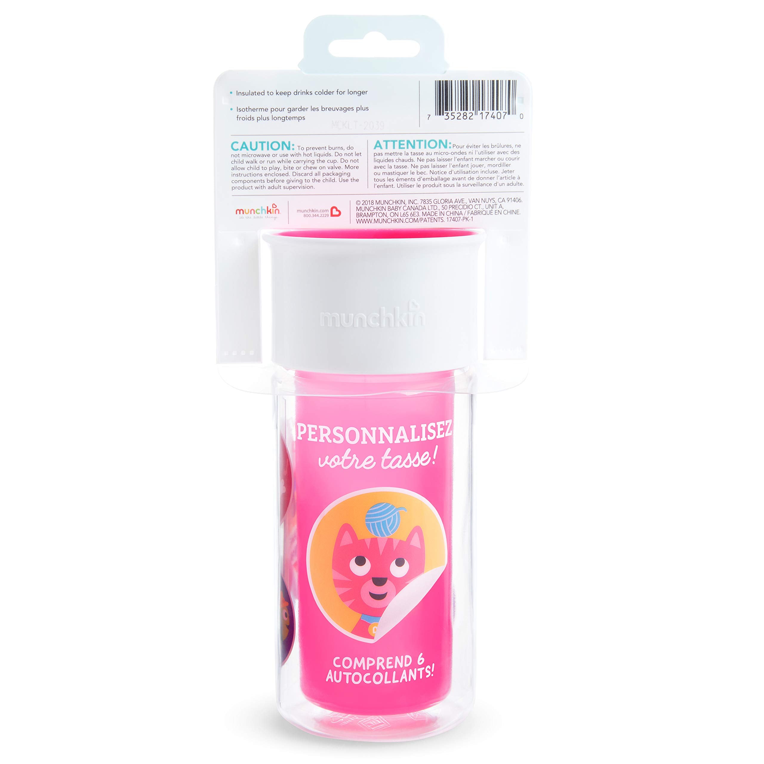 Munchkin toddler sippy cup supports independent drinking