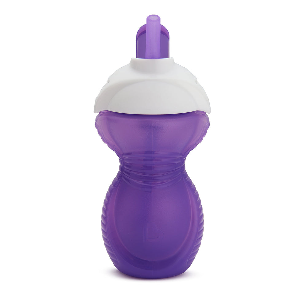 Top rack dishwasher safe feature on blue purple Munchkin cups