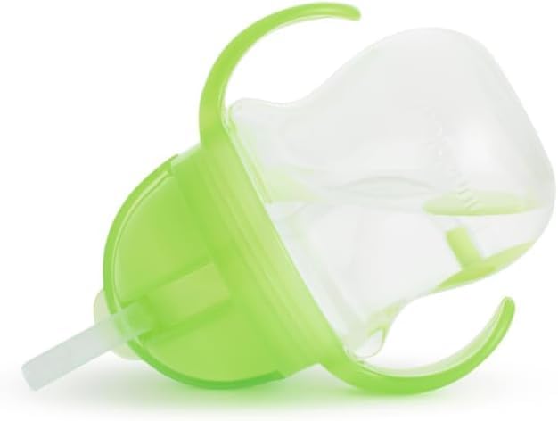 Munchkin baby cup with handles supports easy-grip and self-feeding practice.