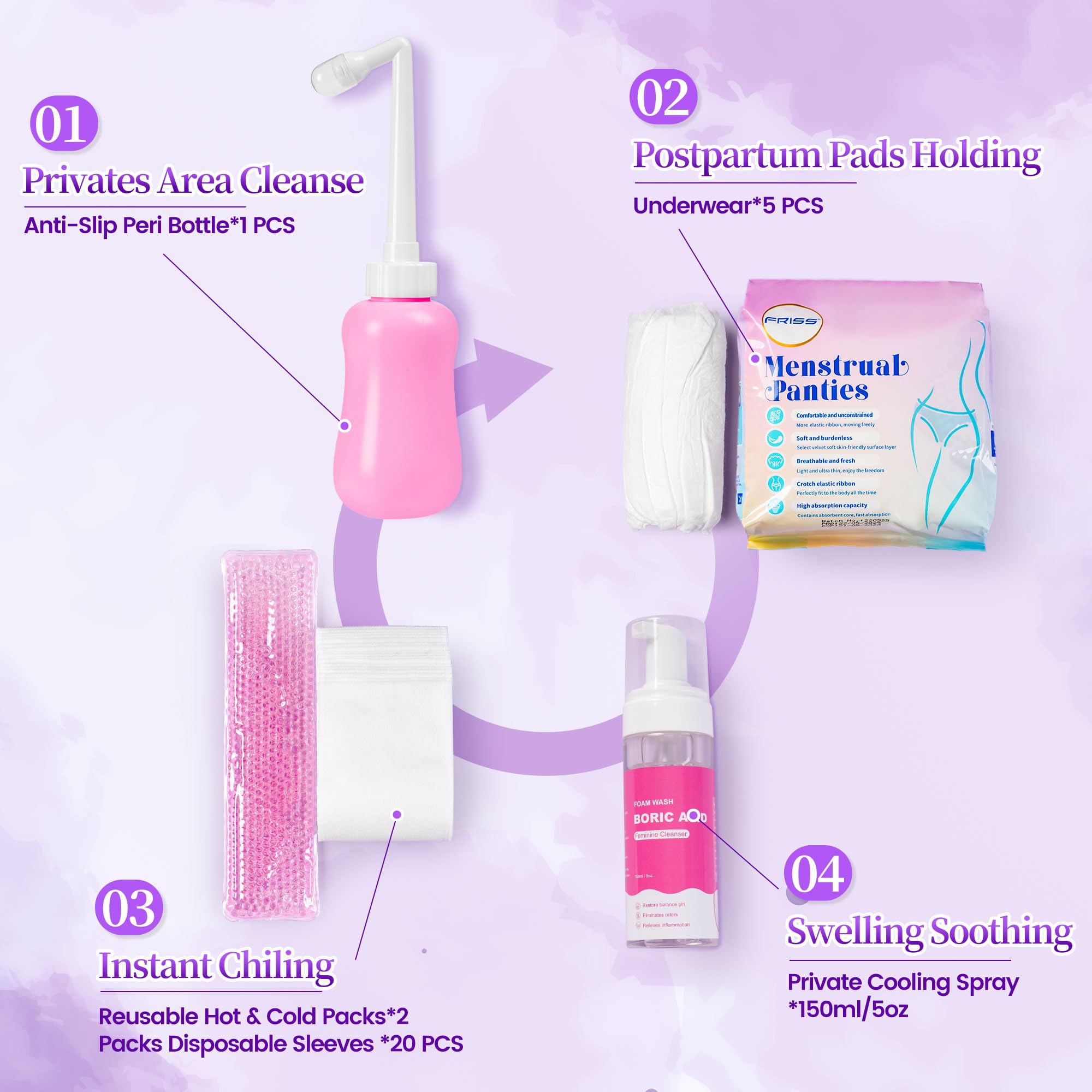 Mungersey perineal bottle angled spout demonstrates easy reach for cleansing