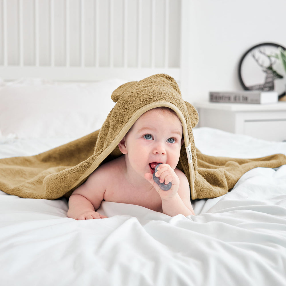 Munich Blue multi-use towel for bath, beach, or pool.