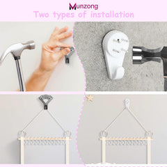 Munzong upgraded hooks provide durable storage and reliable hold