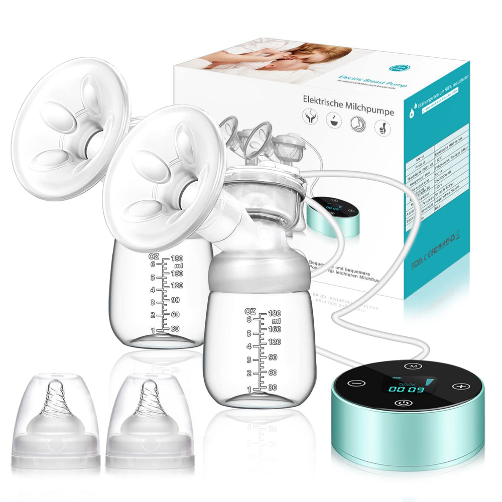 MUOCOBU electric breast pump front view for ergonomic pumping