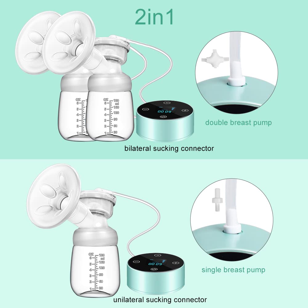 MUOCOBU pump main controls with touchscreen LED for easy selection