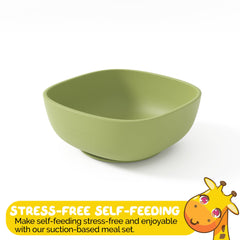 Muqee Peeko baby bowl in durable silicone for daily use