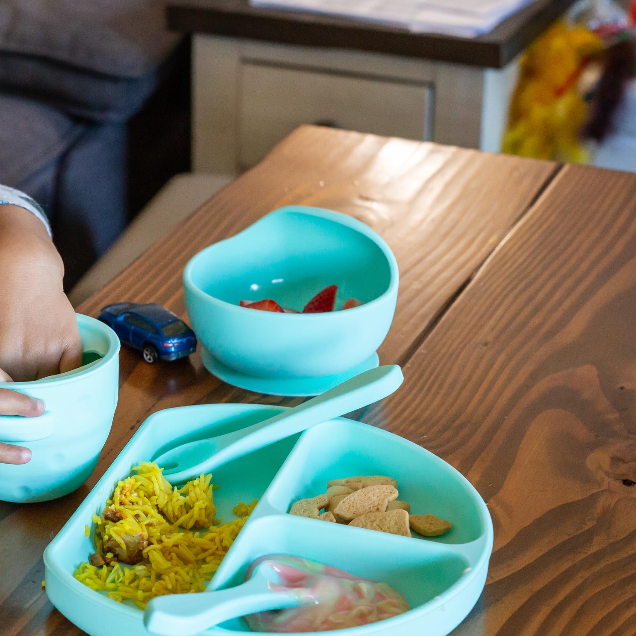 Muqee Peeko baby-led-weaning bowl for purees and snacks