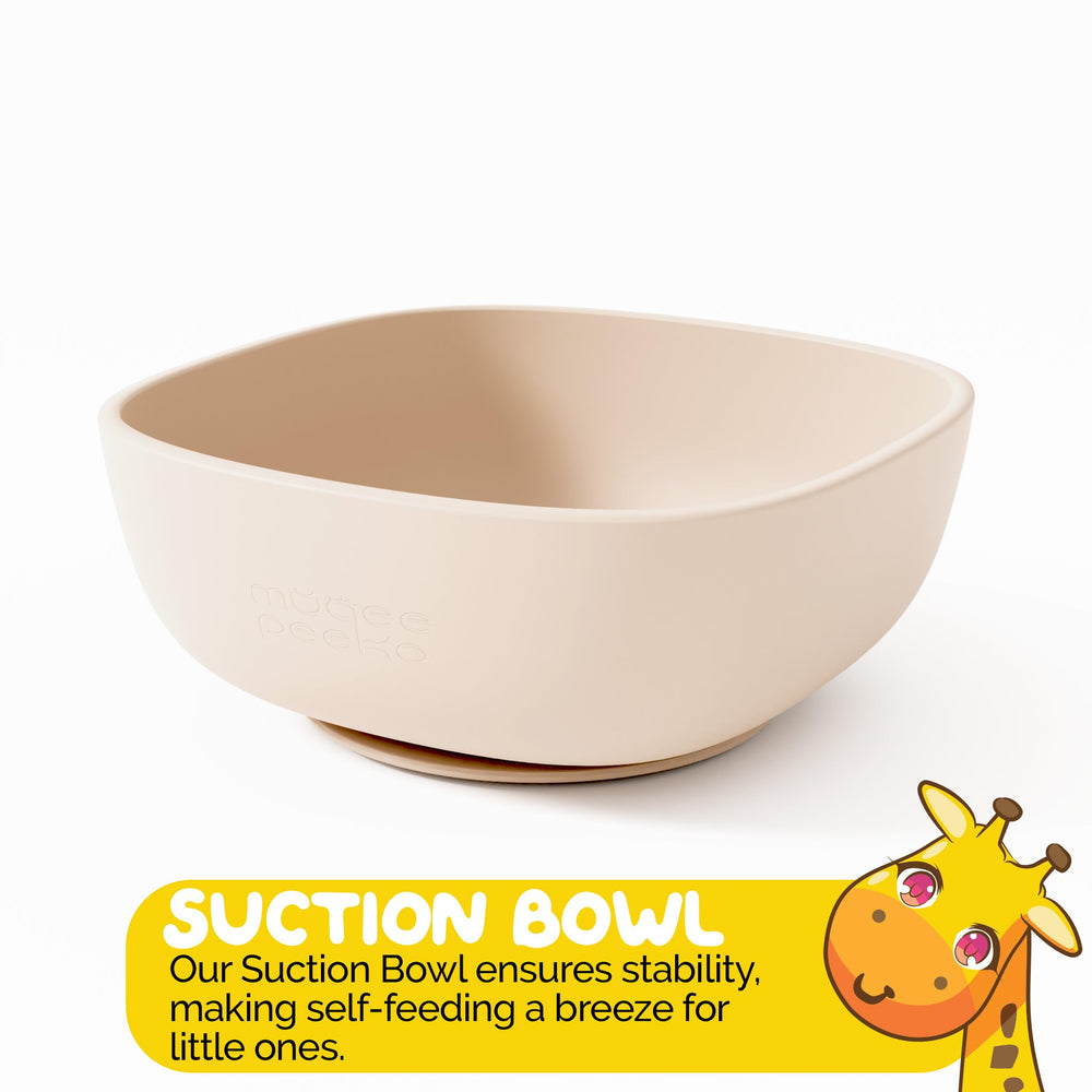 Muqee Peeko baby feeding spoon eases scooping and feeding