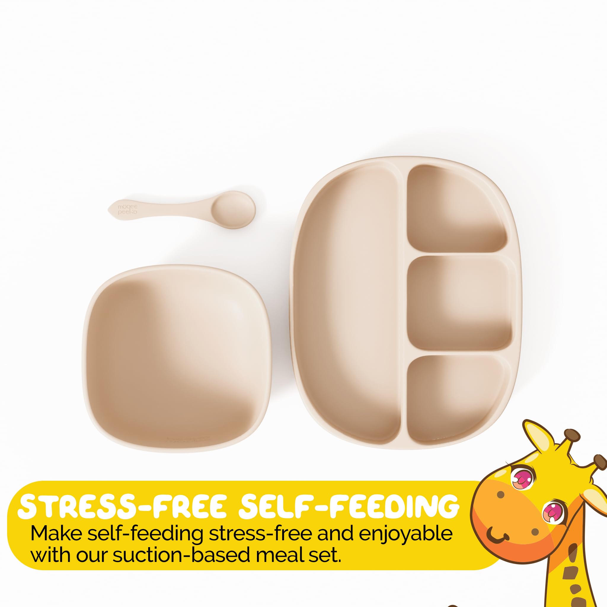 Muqee Peeko dishwasher-safe pieces simplify cleanup