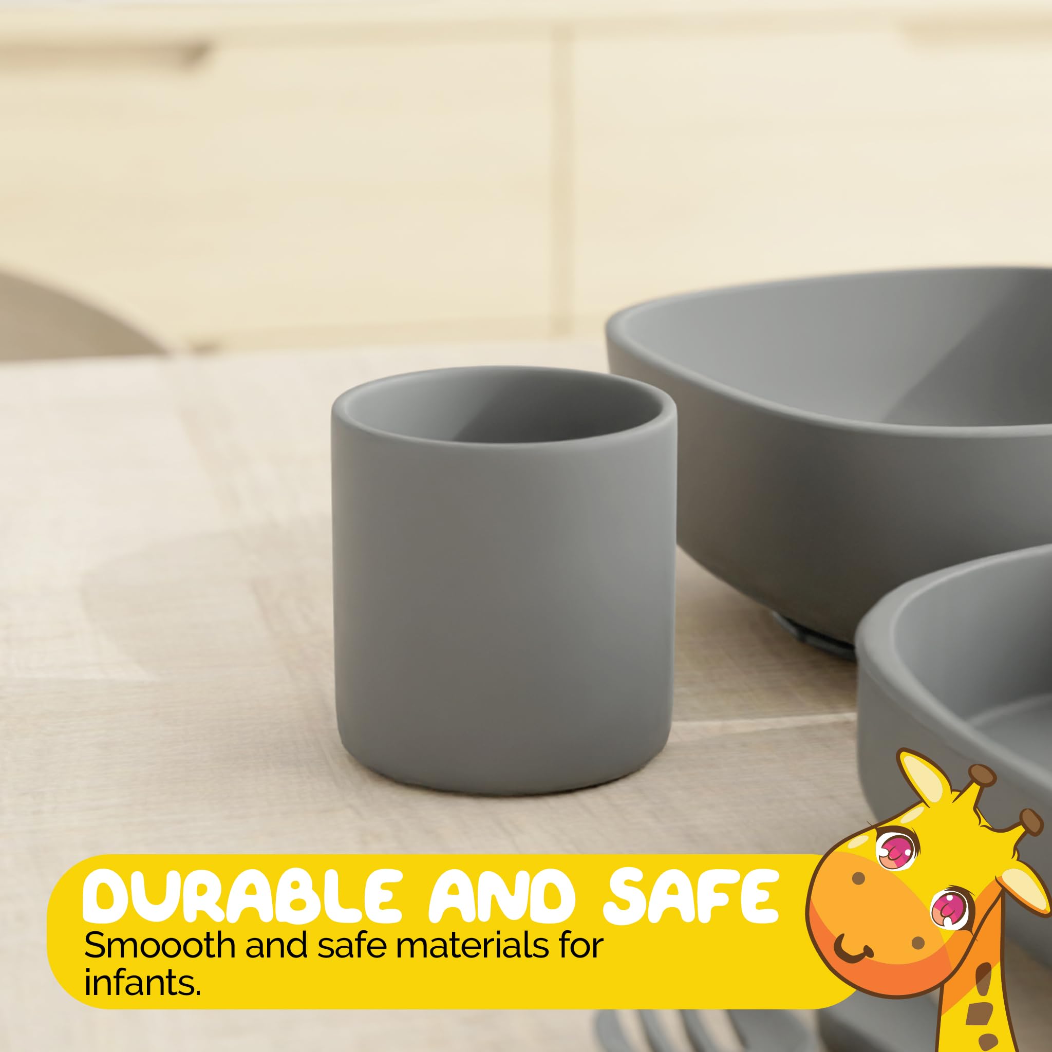 Muqee Peeko durable silicone baby cup ready for daily use