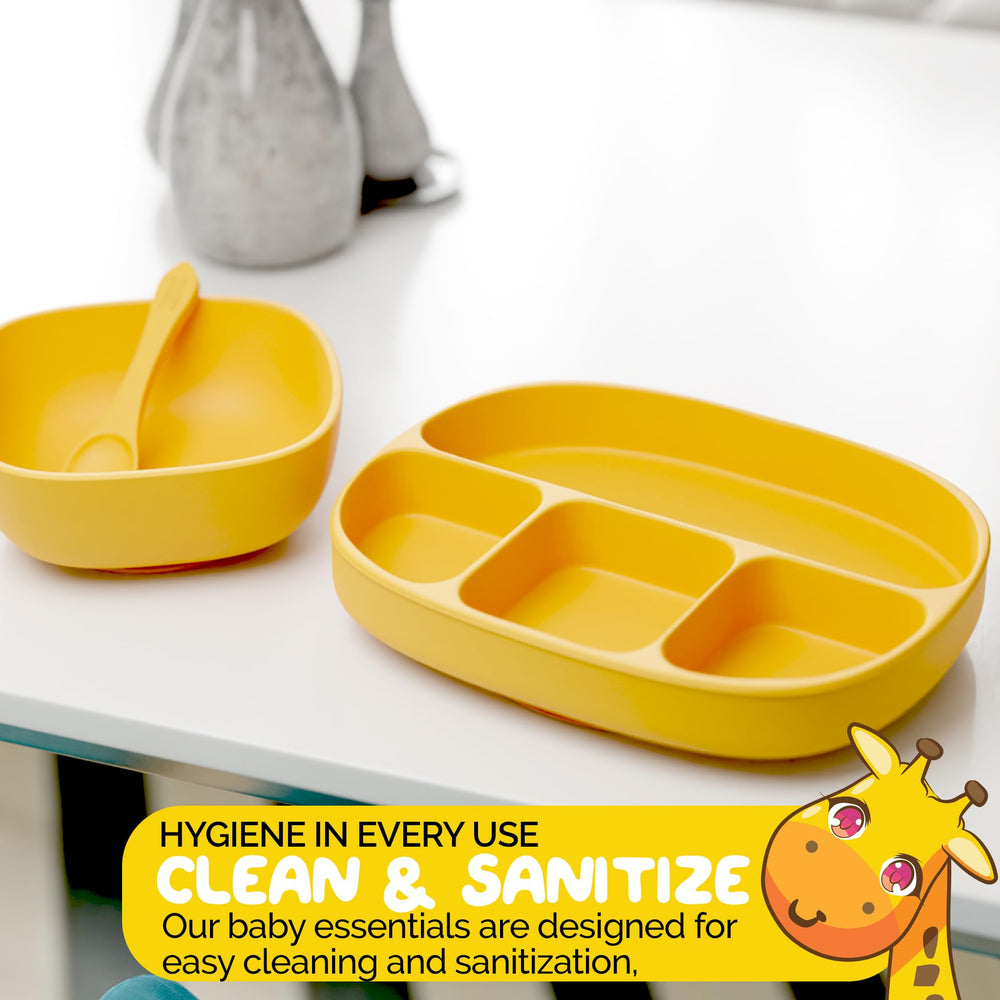 Muqee Peeko durable silicone plate designed for daily use