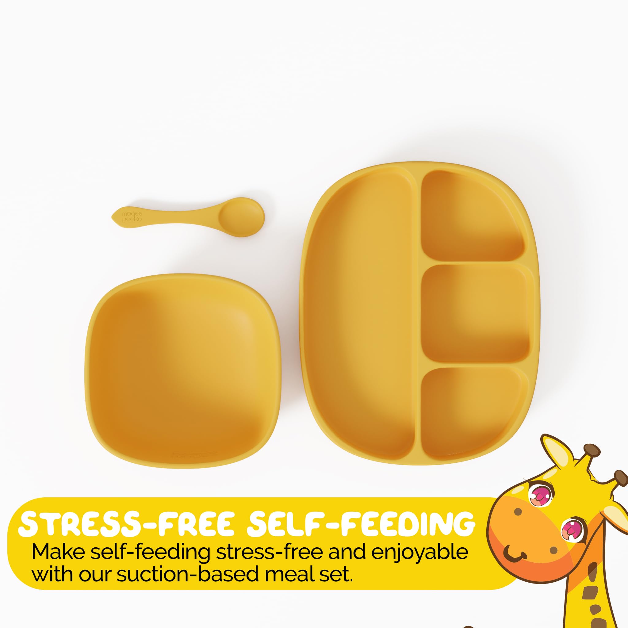 Muqee Peeko food-grade silicone material for safe daily use