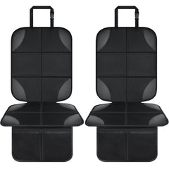 Musclez car seat protector waterproof-600D fabric shields seats from spills.