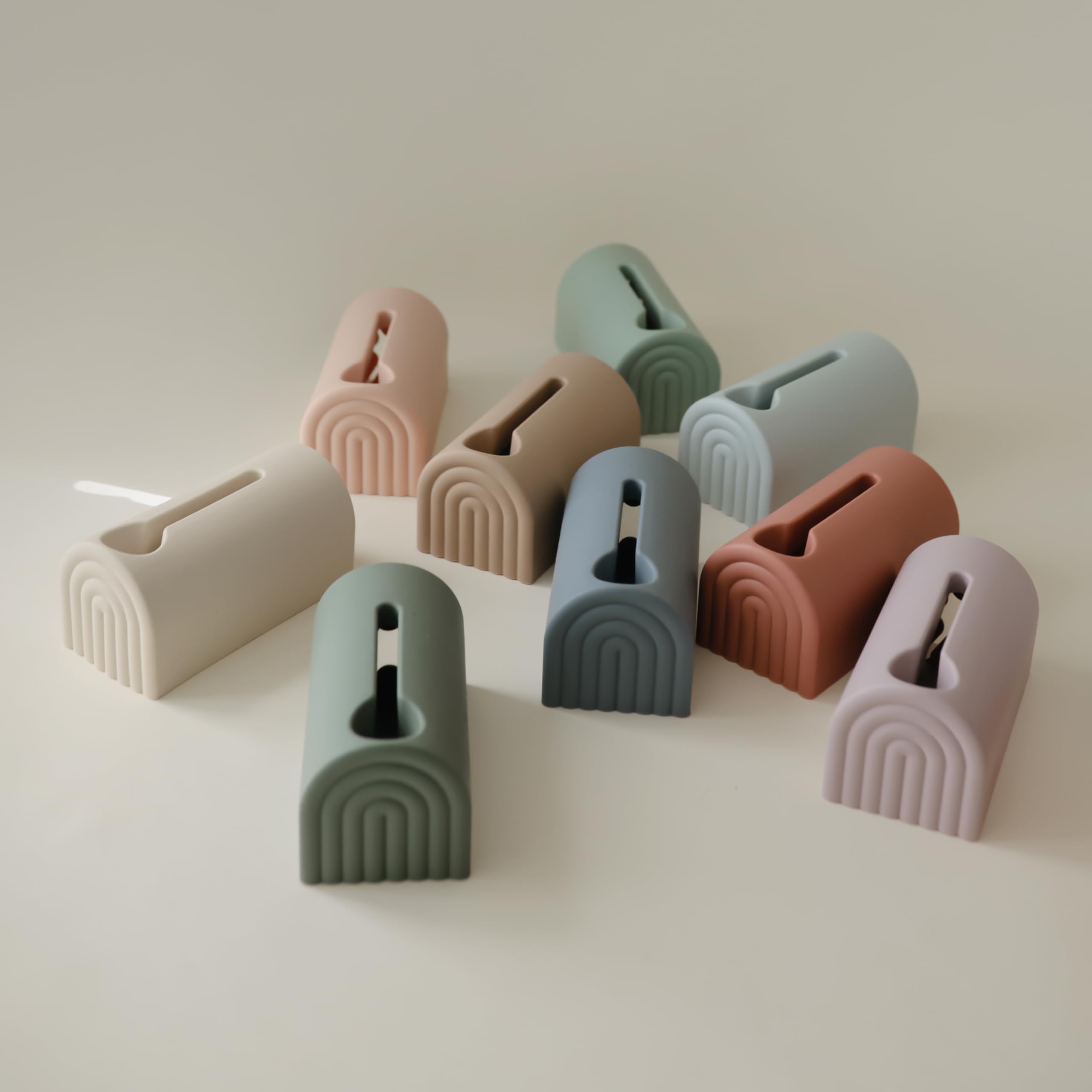 Mushie bath time safety accessory adds playful color to baths.