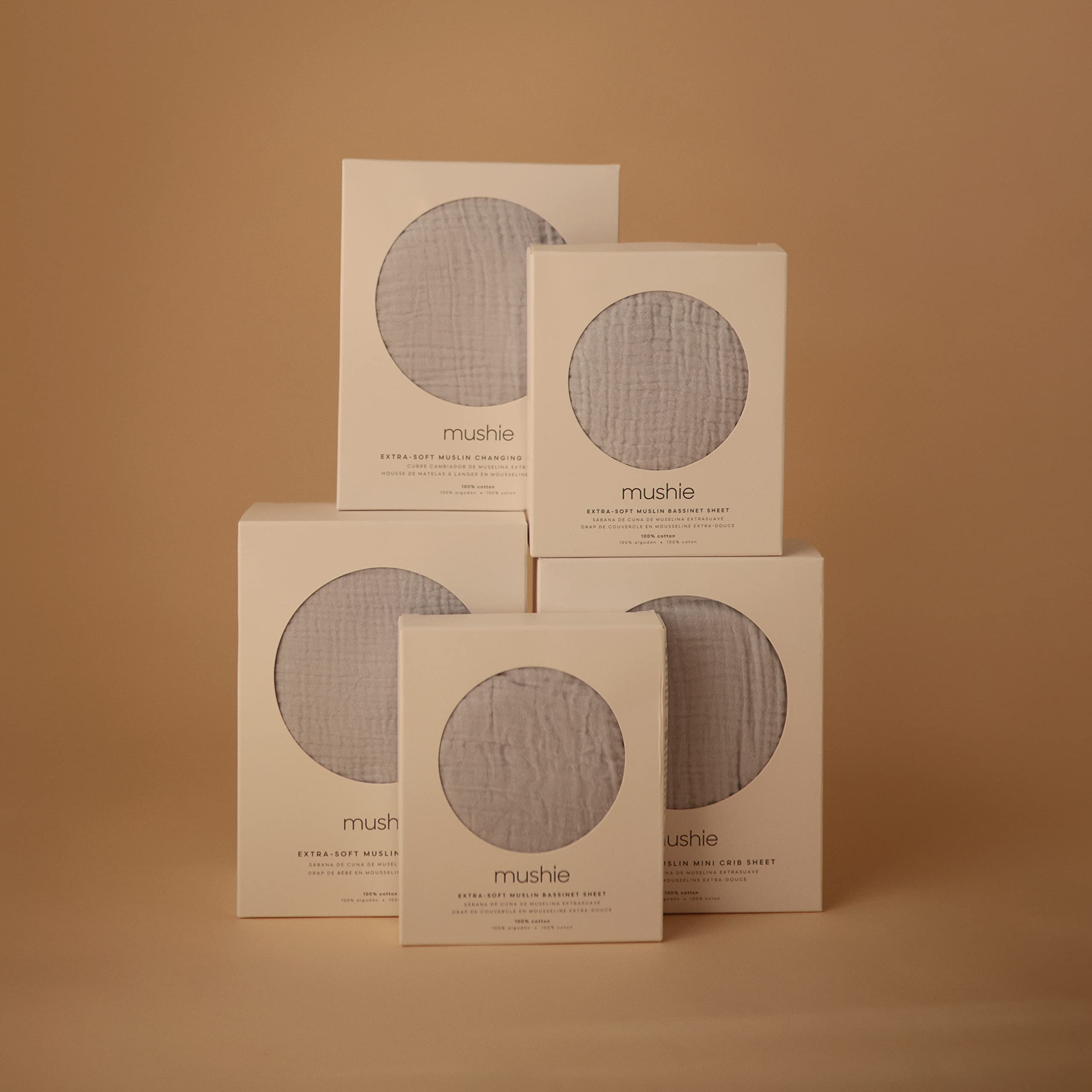 Mushie brand story emphasizing calm design