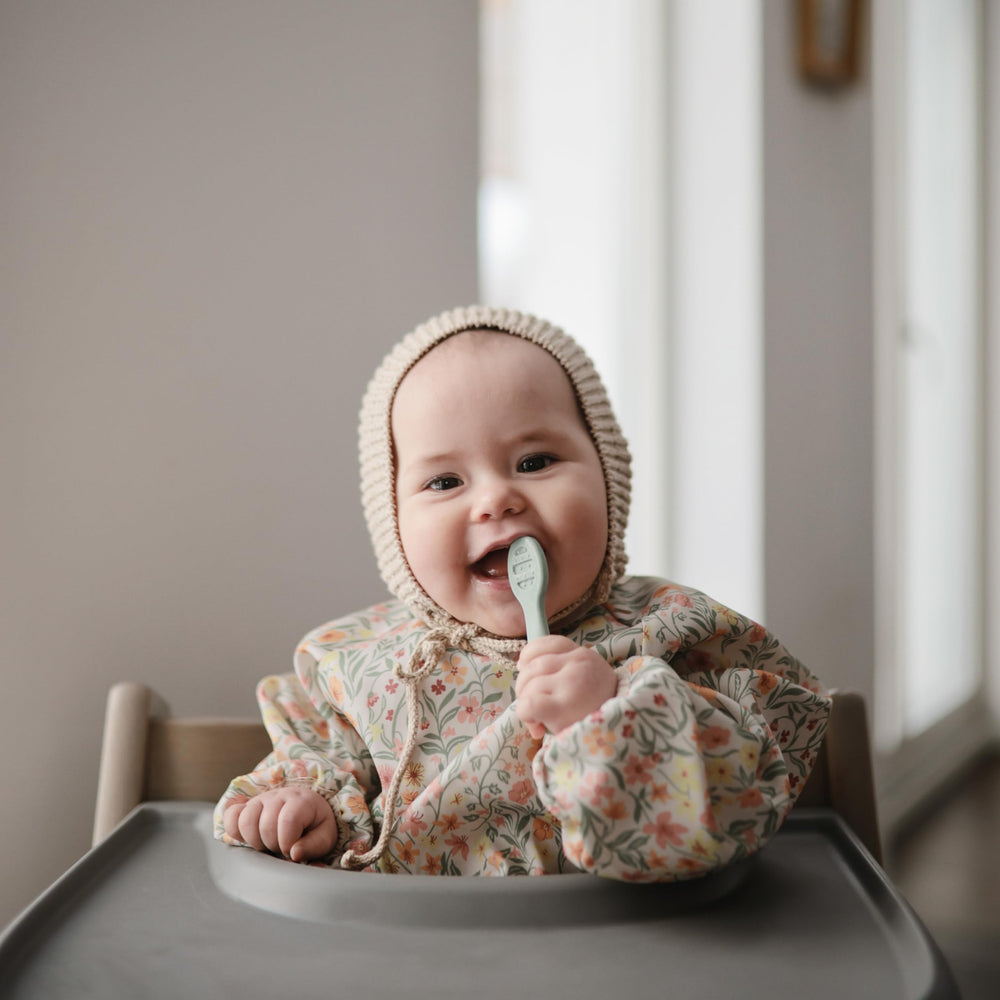 Mushie brand story highlights safety, beauty, and function in baby gear.