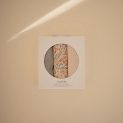 Top layer organic cotton texture of Mushie liner for gentle baby skin contact