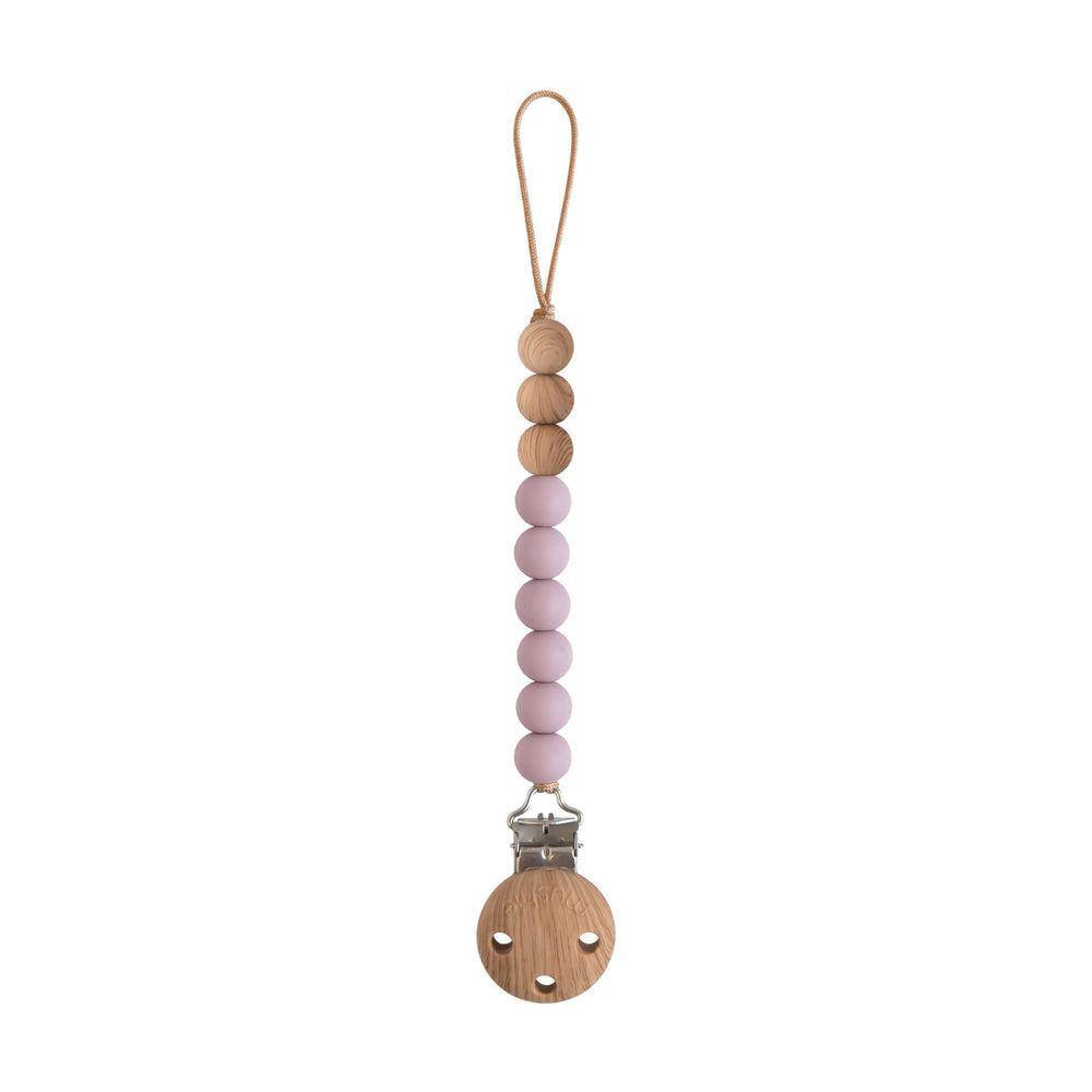 Mushie Eva silicone beads close-up showing safe, durable materials for everyday use.
