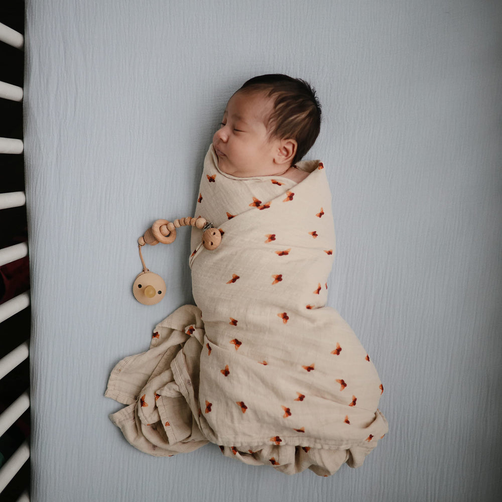 Mushie mini crib sheet fits 96.5 x 61 cm mattress