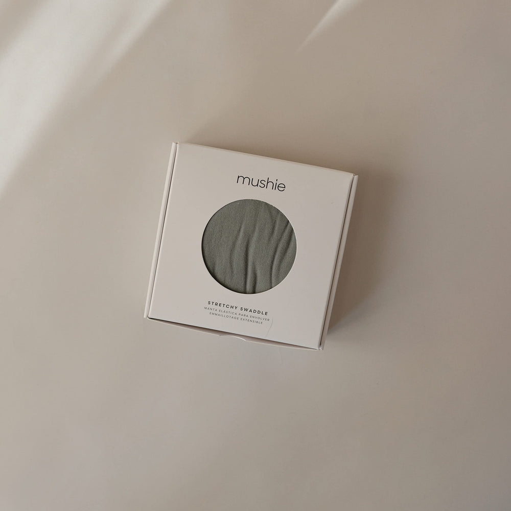 Close-up of Mushie fabric texture showing ultra-soft modal blend.