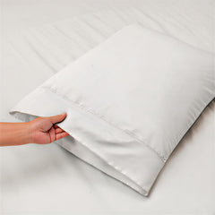 Muskan Collection 500-thread-count Egyptian cotton fabric close-up, highlighting luxurious softness and durability.
