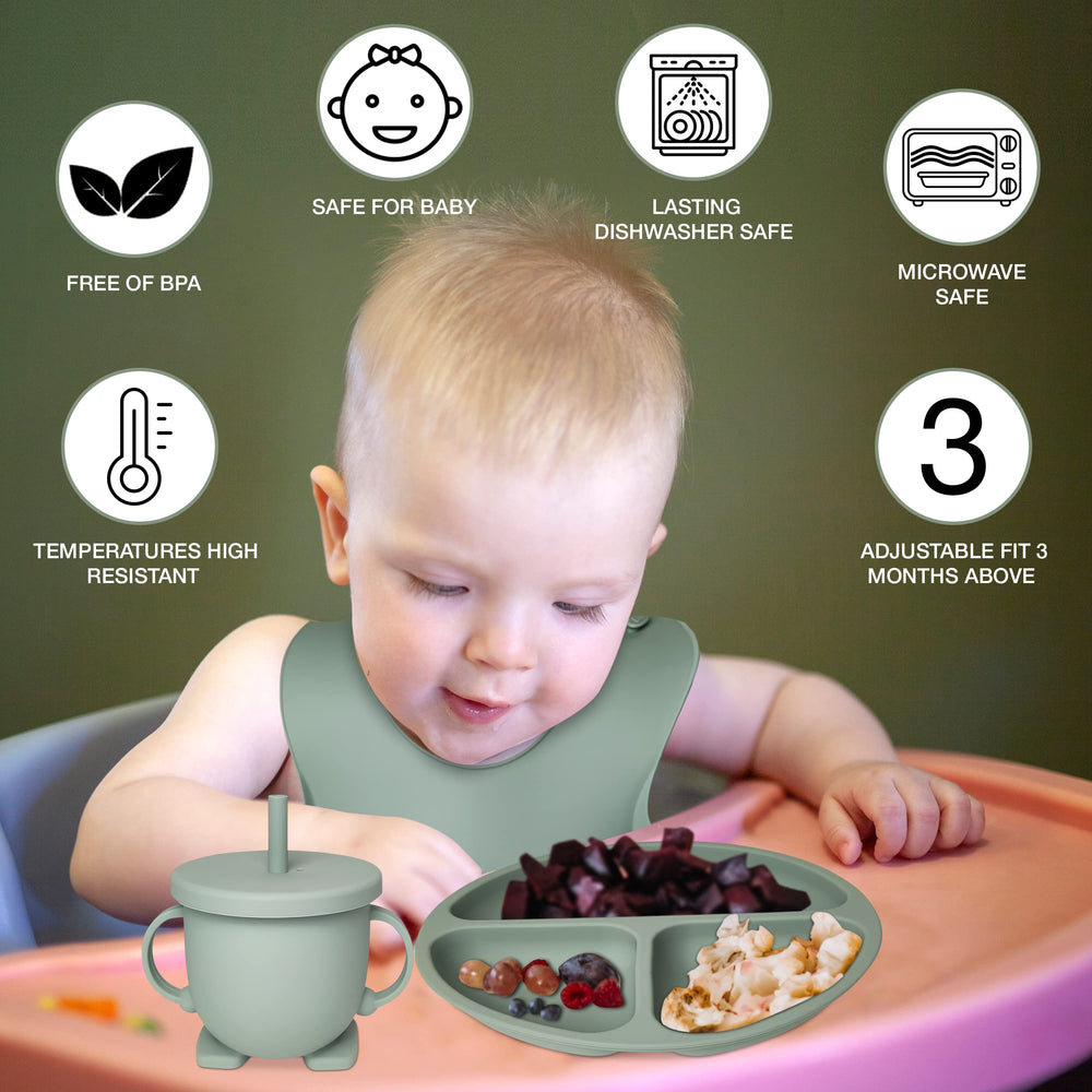 MutualProducts silicone fork designed for little mouths during self-feeding practice.