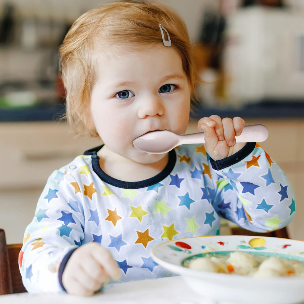 Muulaii rainbow utensils brighten party tables and mealtime rituals.
