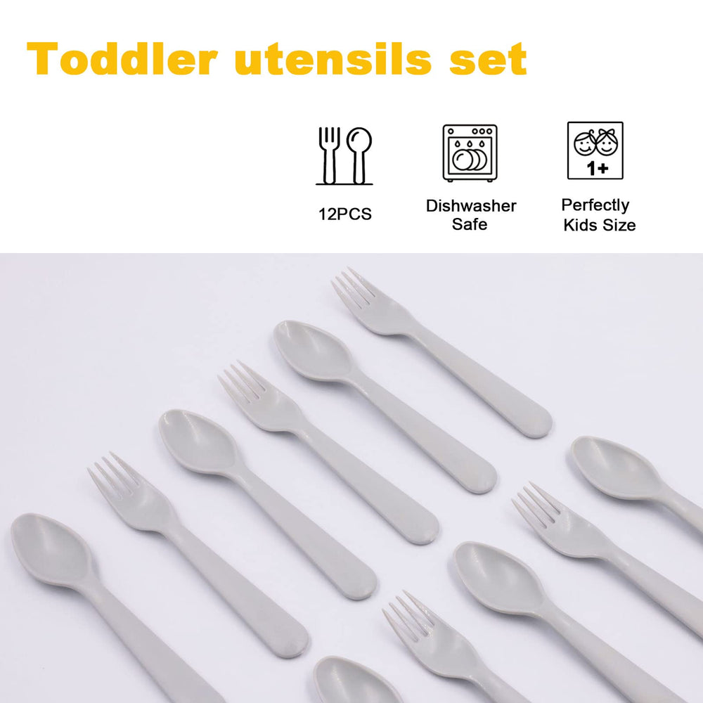 Muulaii durable plastic silverware keeps its shape under pressure.