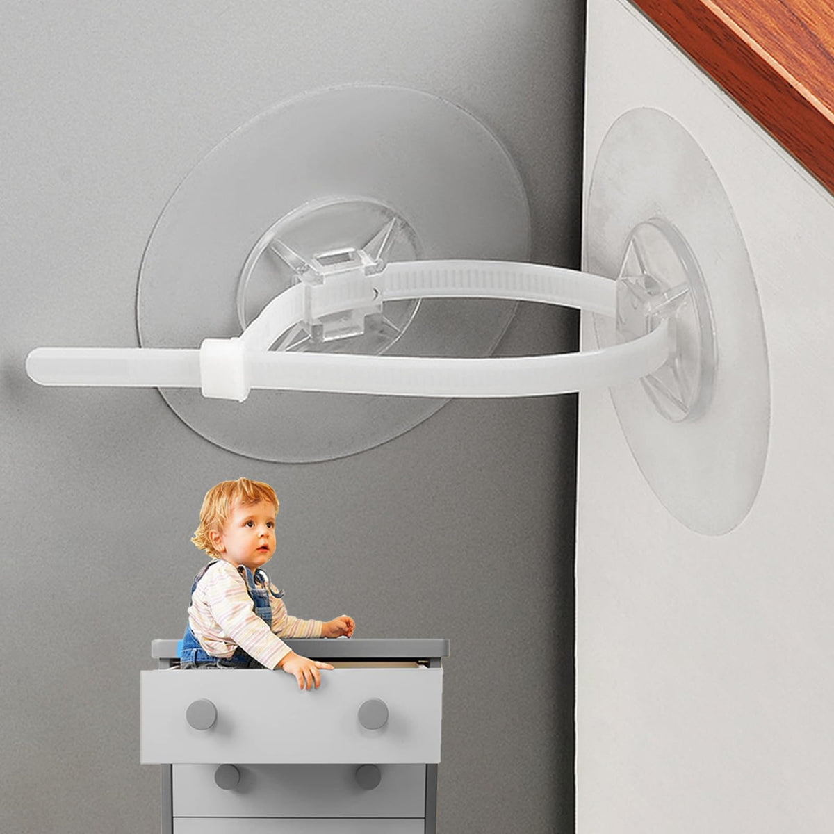 MUUPEG furniture anchors 30-pack secure furniture without drilling.