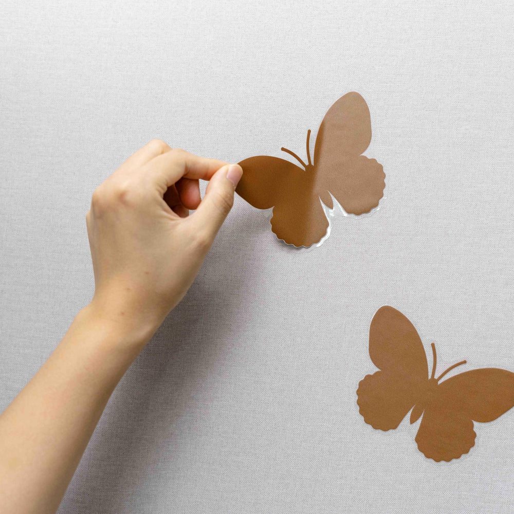 MUWEOL A Little Butterfly Is On The Way decal helps set a whimsical fairy vibe.