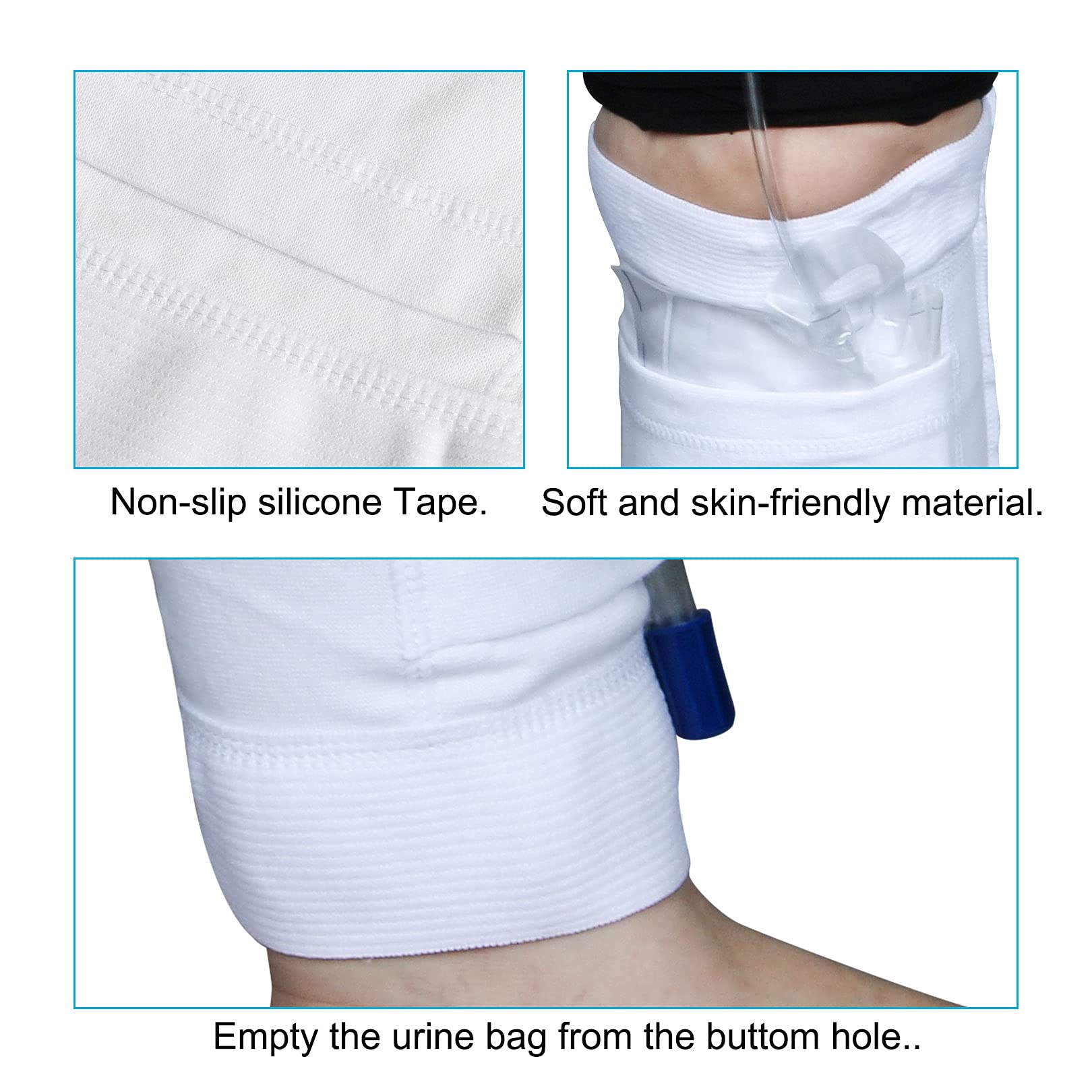 Three sizes fit varying calf dimensions for secure positioning.