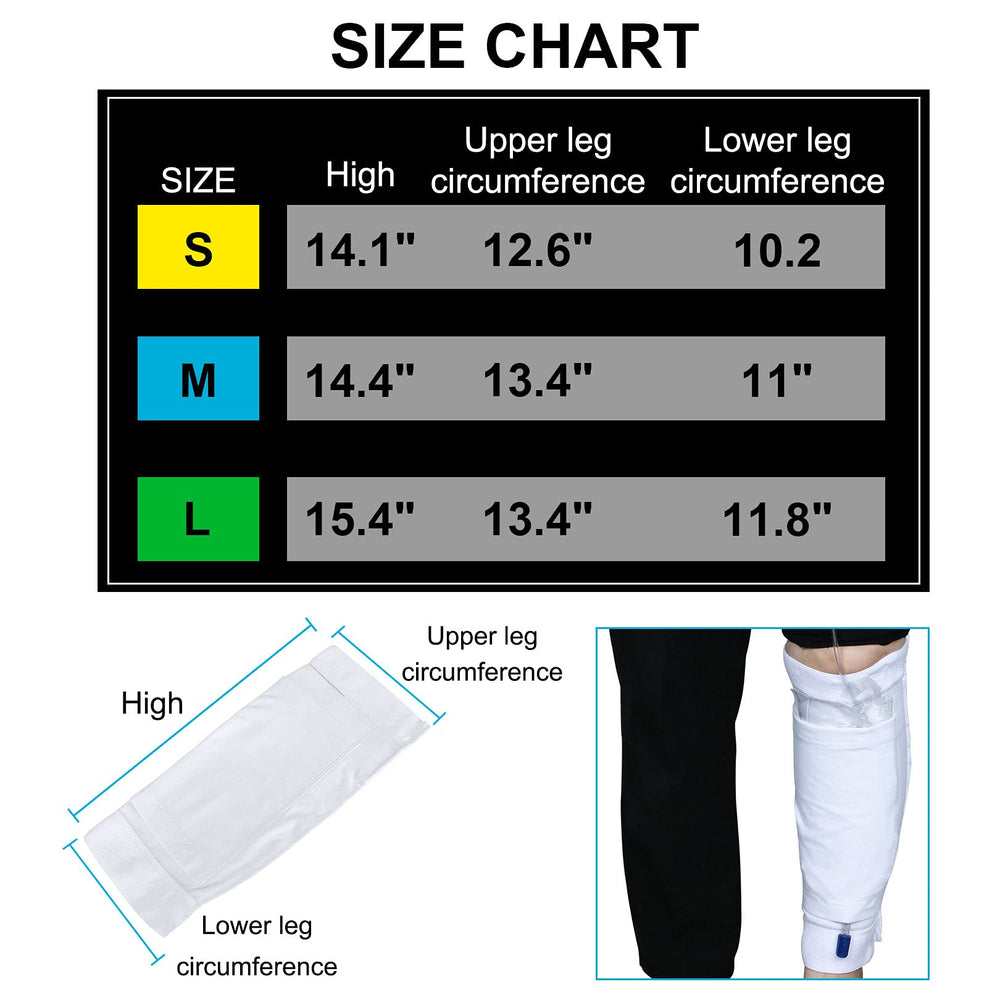 Top-entry design for easy access to the leg bag drainage.