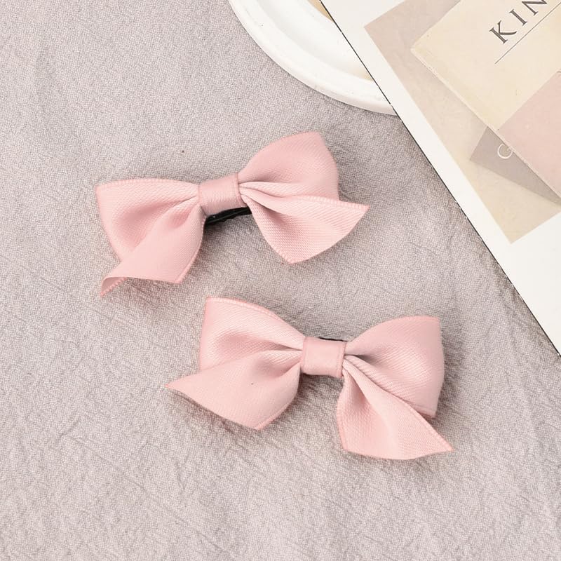 MXXGMYJ pink bow for fine hair adds flair.