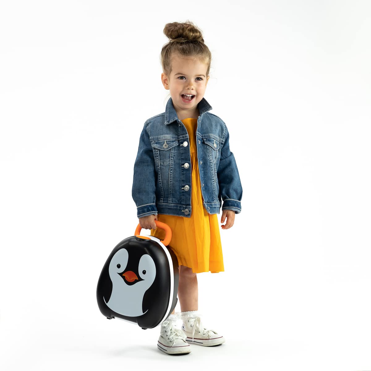 Award-winning Penguin Travel Potty designed by Amanda Jenner