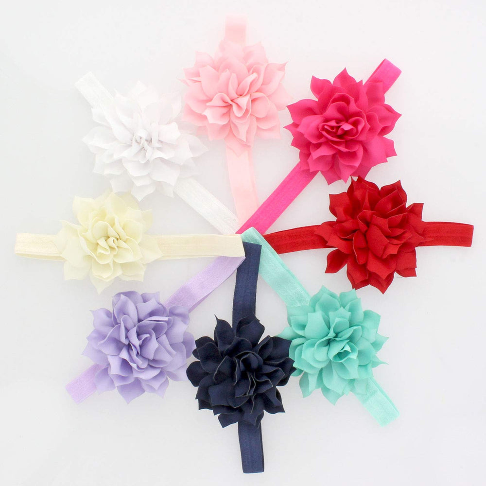My Lello newborn headbands 8-pack set ready for early photos.