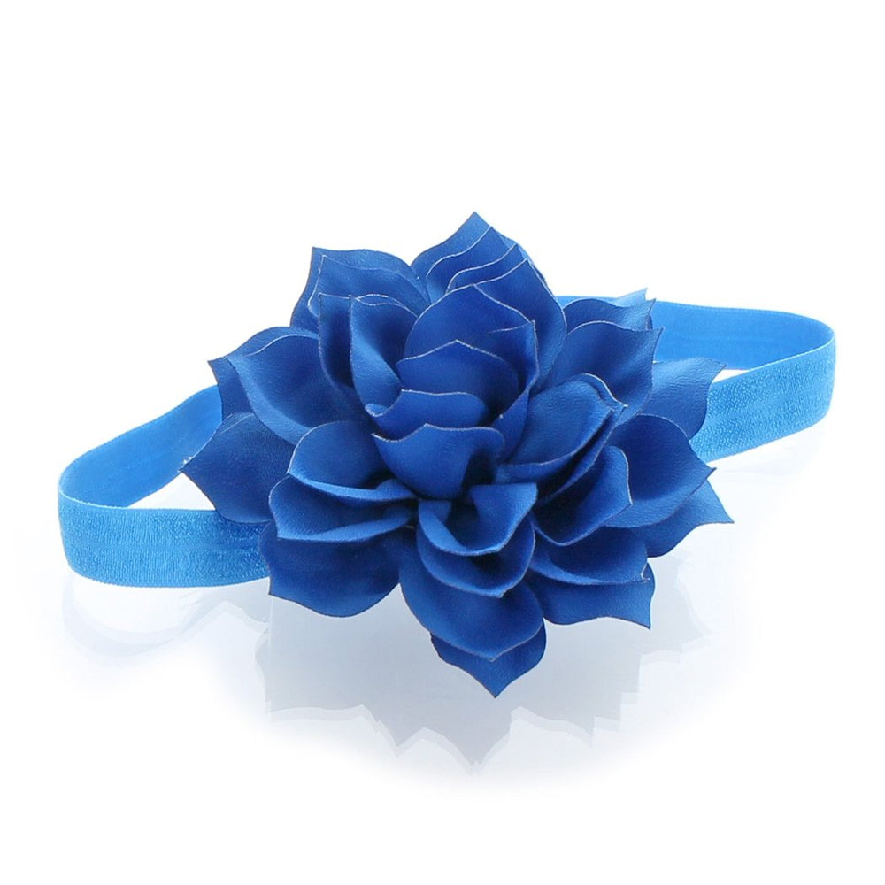 My Lello brand headbands made in USA in light and nautical blue