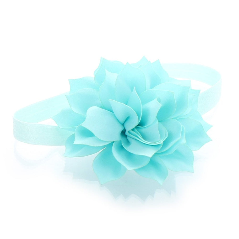 My Lello headbands during a photography session in light blue