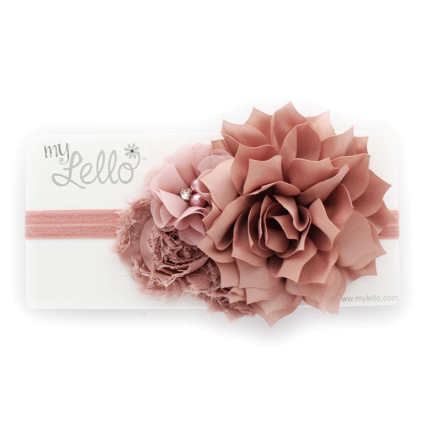 My Lello seasonal color headband complements festive portraits.