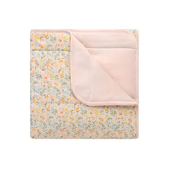 MY LITTLE ZONE baby blanket with flower pattern provides cozy warmth for naptime and stroller outings.