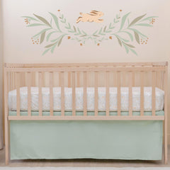 Cotton drop and polyester platform provide soft feel and durable structure.