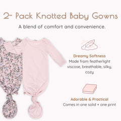 MY LITTLE ZONE France-designed soft fabric in pink botanical for day and night wear.