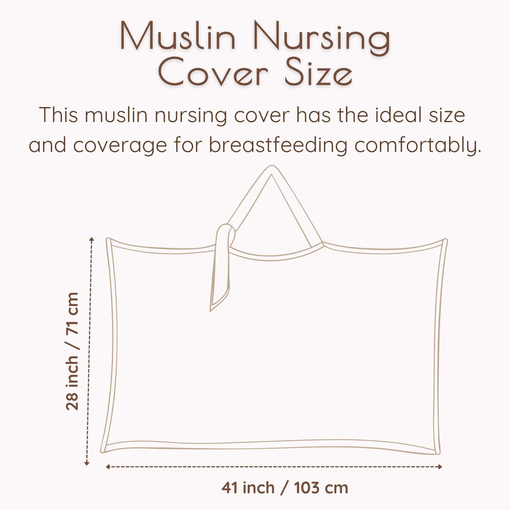 MY LITTLE ZONE muslin nursing cover pink made-in-france design combines style and practicality.