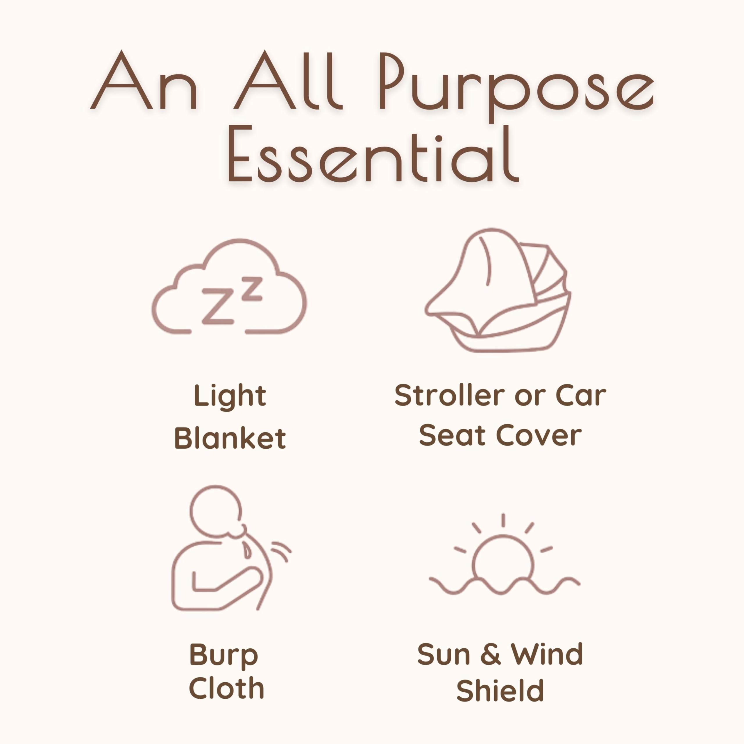 MY LITTLE ZONE nursing cover with arch neckline for eye contact and comfort