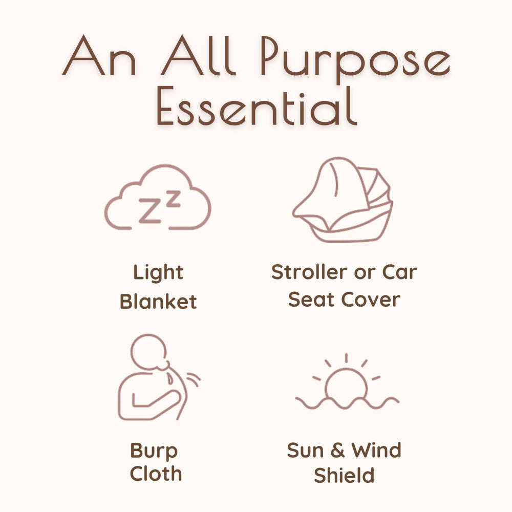 MY LITTLE ZONE nursing cover with arch neckline for eye contact and comfort