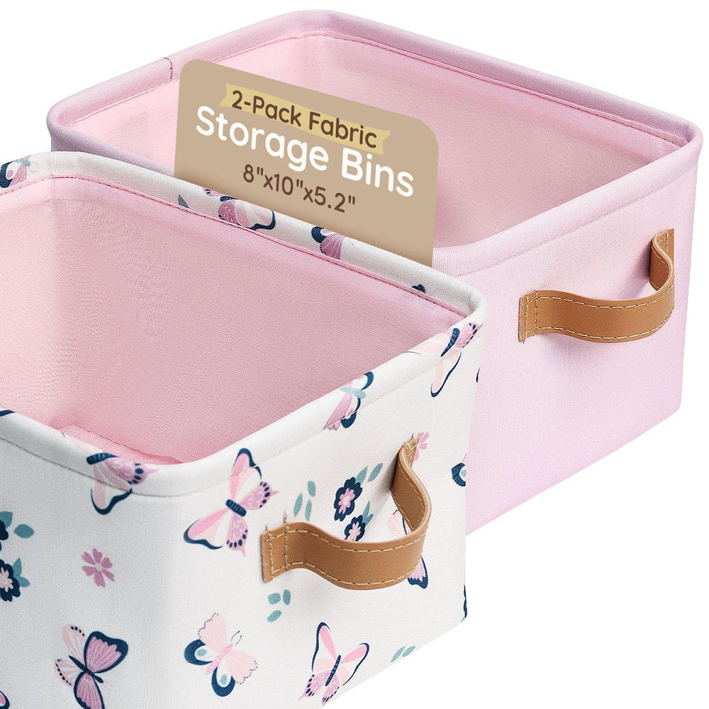 MY LITTLE ZONE pink kids basket with handles for easy transport and daily use.